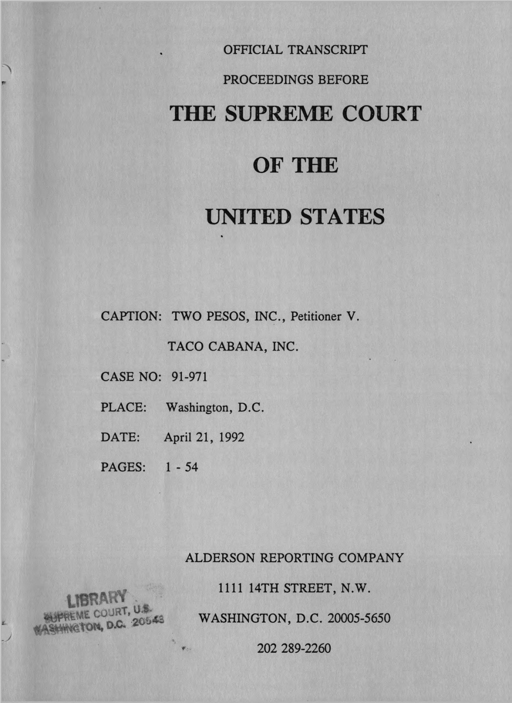 The Supreme Court of the United States