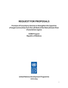 Request for Proposals