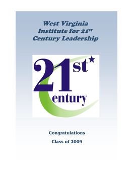 West Virginia Institute for 21St Century Leadership