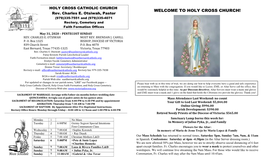 HOLY CROSS CHURCH! Rev