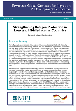 Strengthening Refugee Protection in Low- and Middle-Income Countries