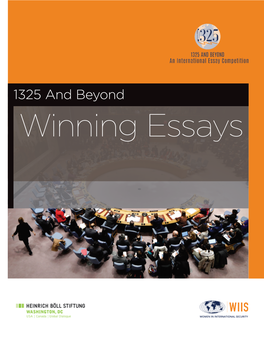 1325 and Beyond Winning Essays 1325Andbeyond Logo Design by Roksana Verahrami