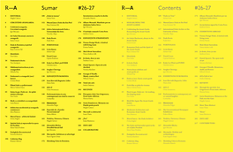 Contents #26-27