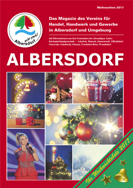 Albersdorf 2017 Weihnachtsbote.Pdf