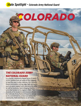 State Spotlight - Colorado Army National Guard