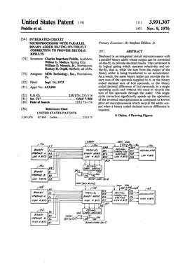 United States Patent (19) (11) 3,991,307 Peddle Et Al