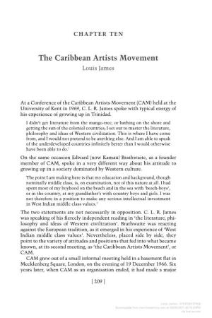 The Caribbean Artists Movement Louis James