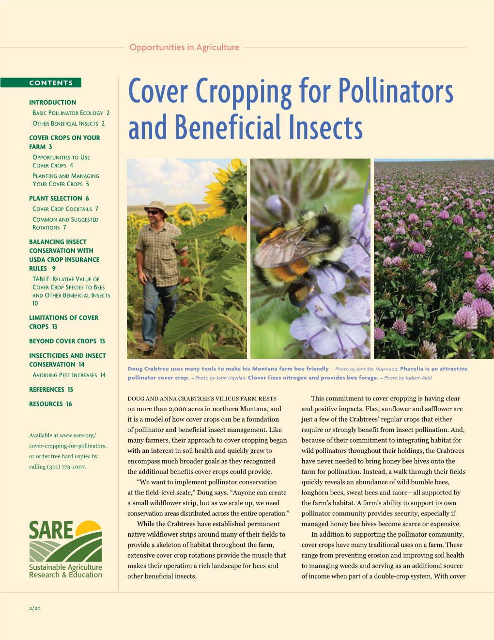 Cover Cropping for Pollinators and Beneficial Insects