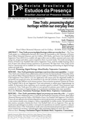 Presencingdigital Heritage Within Our Everyday Lives