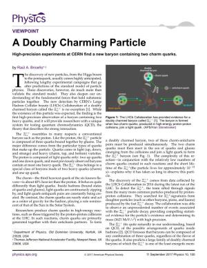A Doubly Charming Particle