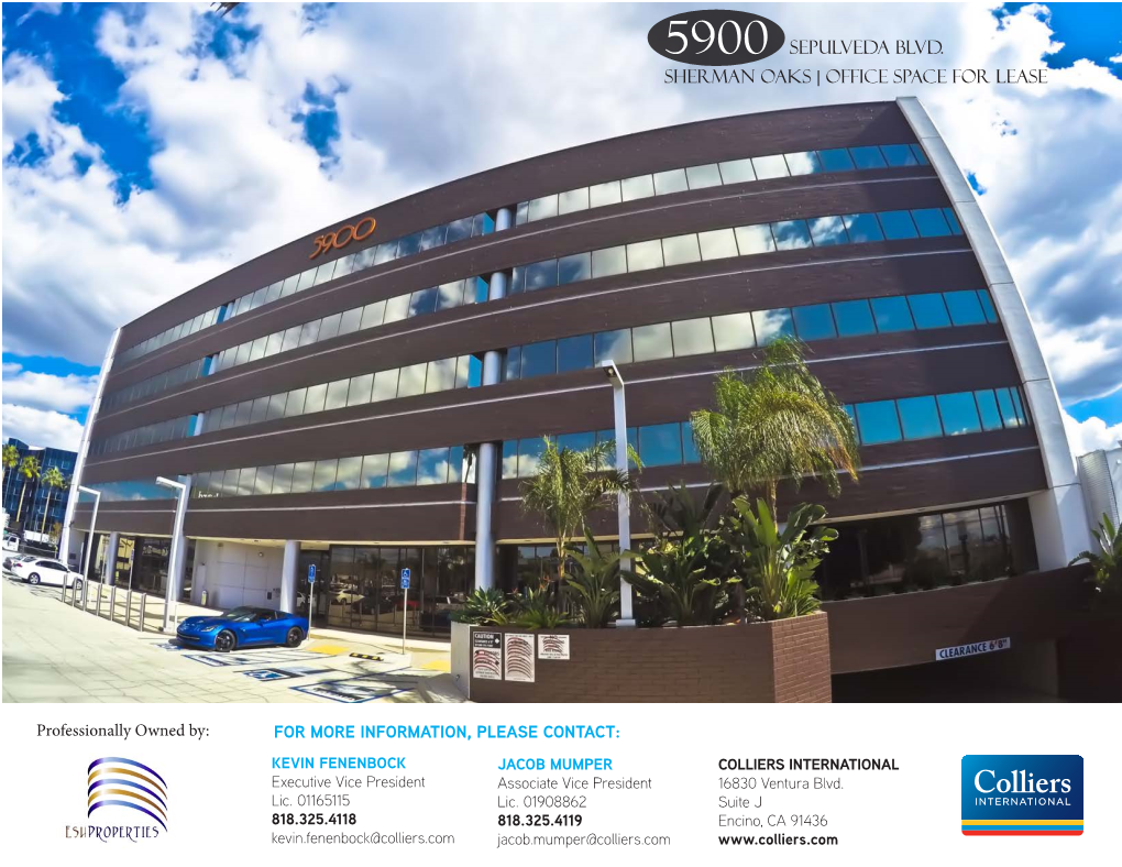 5900 SEPULVEDA BLVD. Sherman Oaks | Office Space for Lease