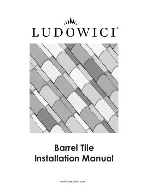 Barrel Tile Installation Manual