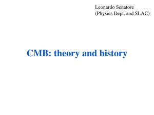CMB: Theory and History