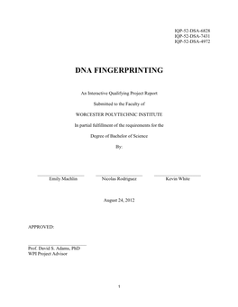 Dna Fingerprinting