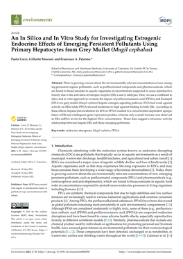 An in Silico and in Vitro Study for Investigating Estrogenic Endocrine