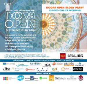 Doors Open Block Party See Inside Cover for Information