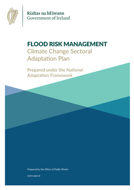 FLOOD RISK MANAGEMENT Climate Change Sectoral Adaptation Plan