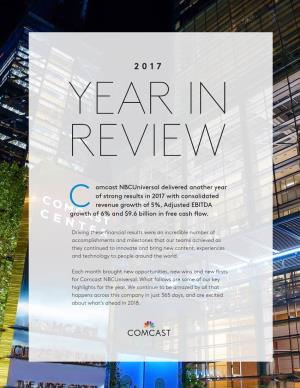 Comcast Nbcuniversal Delivered Another Year of Strong Results In