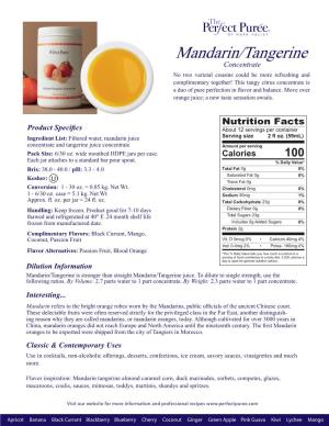 Mandarin-Tangerine Concentrate.Indd