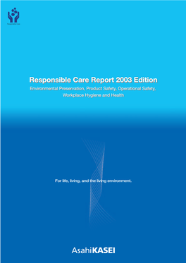 Responsible Care Report 2003 Edition