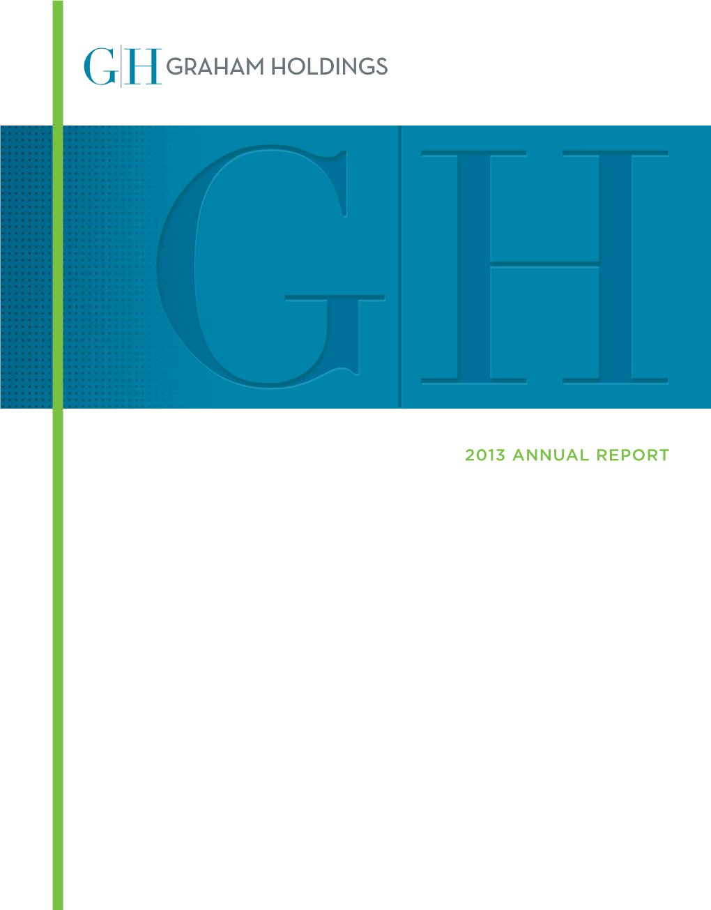 2013 Annual Report Revenue by Principal Operations