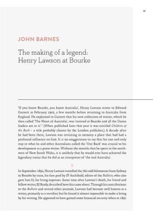 Henry Lawson at Bourke