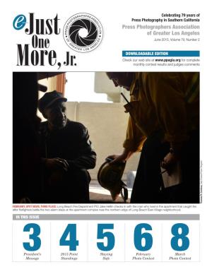 One June 2015, Volume 79, Number 2 DOWNLOADABLE EDITION Check Our Web Site at for Complete More, Jr