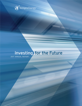 Investing for the Future 2017 ANNUAL REPORT Transformational Growth