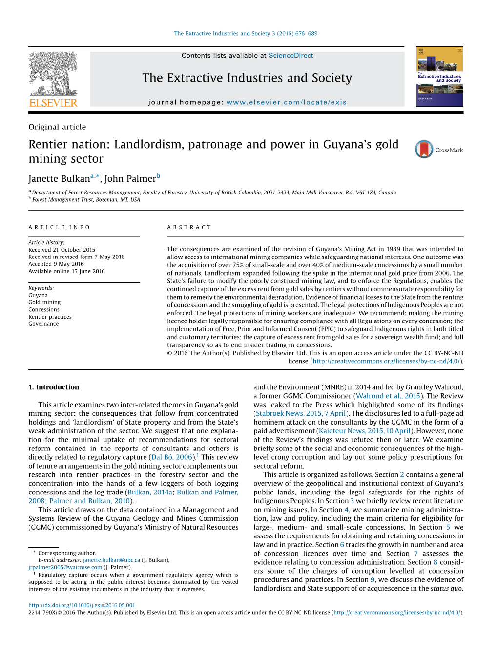 Capacity Building for Self-Regulation of the Artisanal and Small-Scale Mining