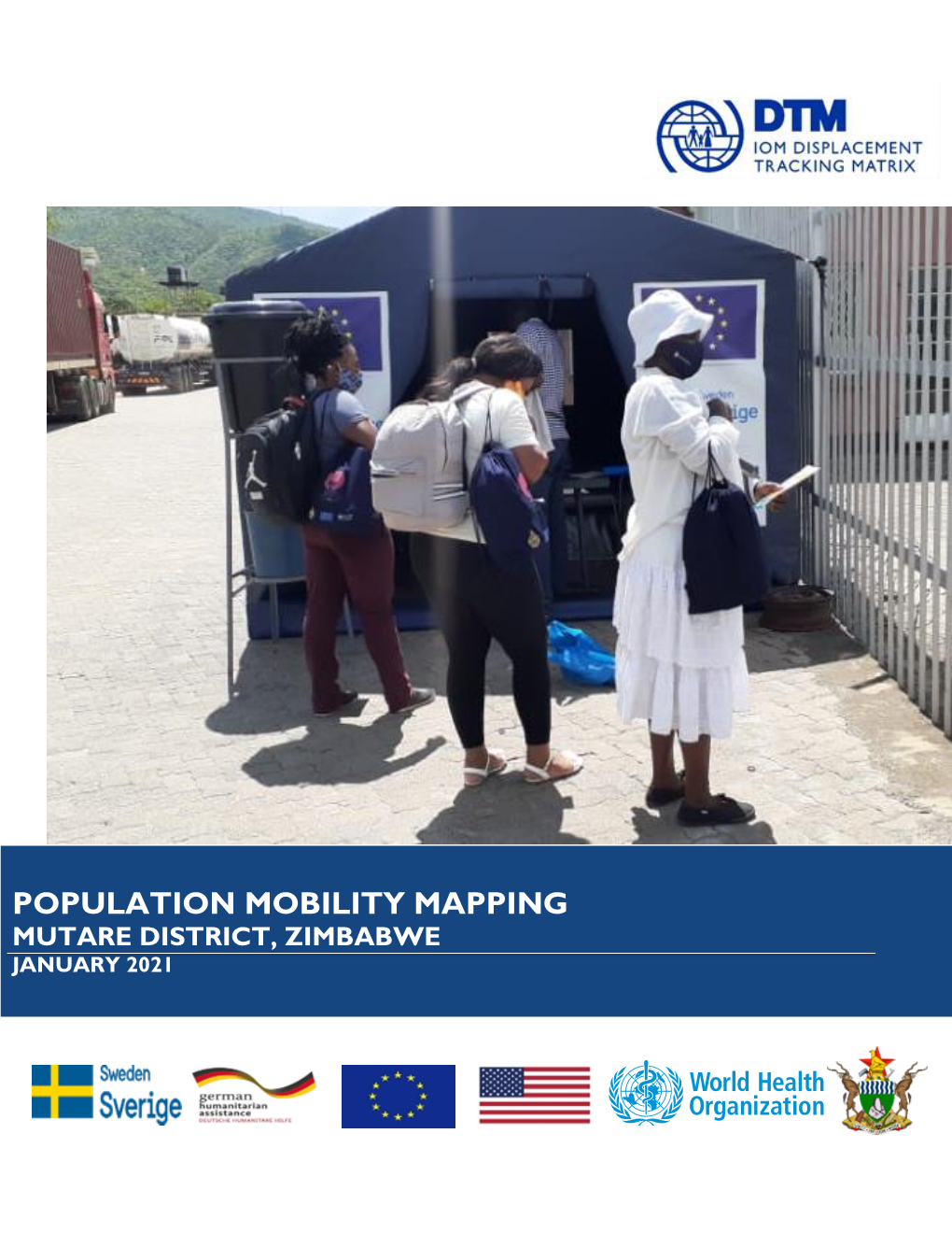 Population Mobility Mapping Mutare District, Zimbabwe January 2021