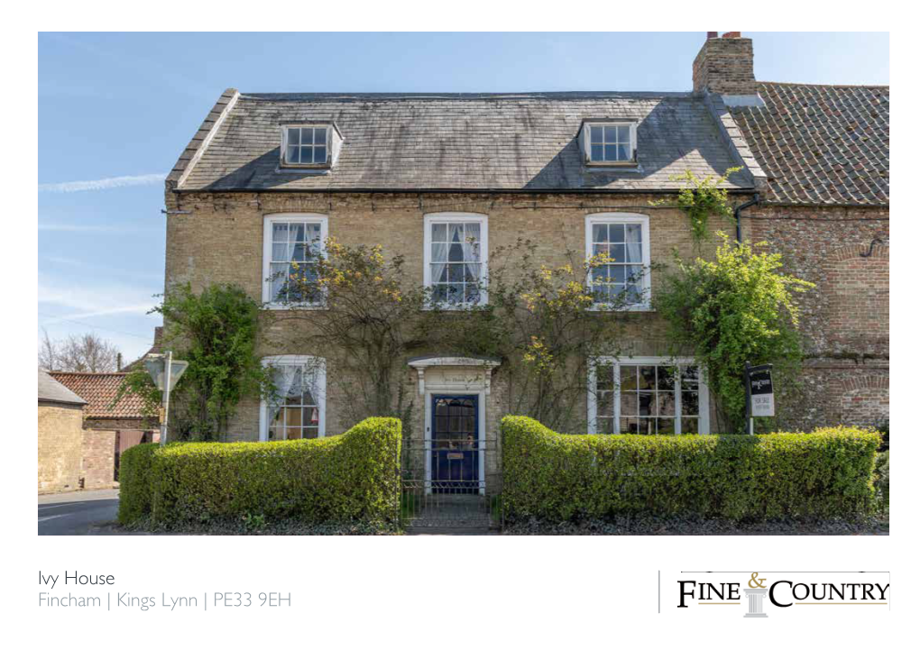 Ivy House Fincham | Kings Lynn | PE33 9EH NEW LEASE of LIFE