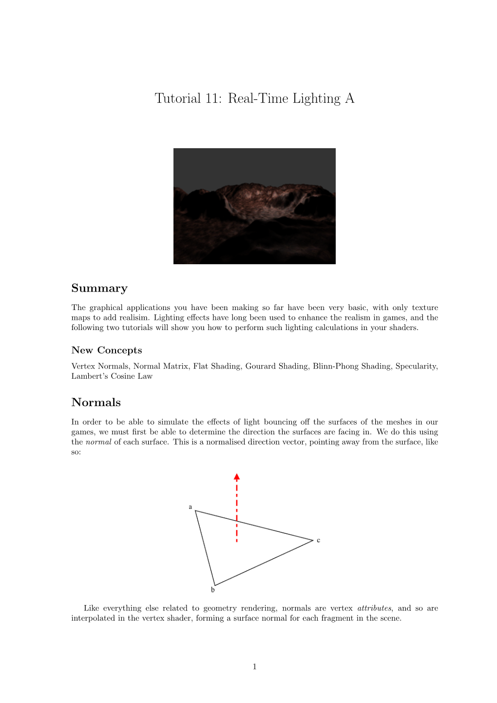 Real Time Lighting Tutorial