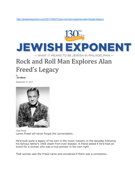 Rock and Roll Man Explores Alan Freed's Legacy