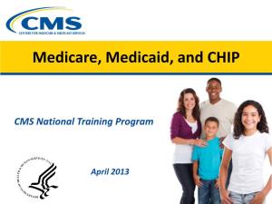 Medicare, Medicaid, and CHIP: CMS National Training Program