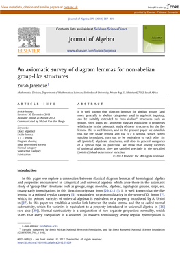 An Axiomatic Survey of Diagram Lemmas for Non-Abelian Group-Like Structures