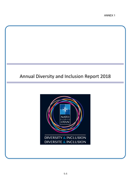 Annual Diversity and Inclusion Report 2018