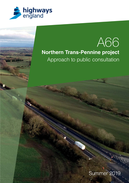 A66 Approach to Public Consultation