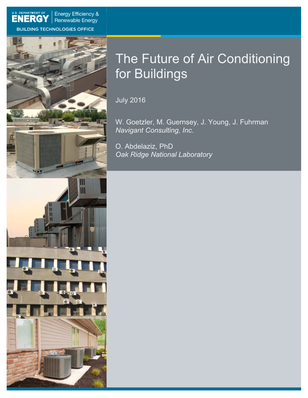 The Future of Air Conditioning for Buildings