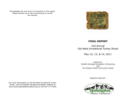2011 Final Report