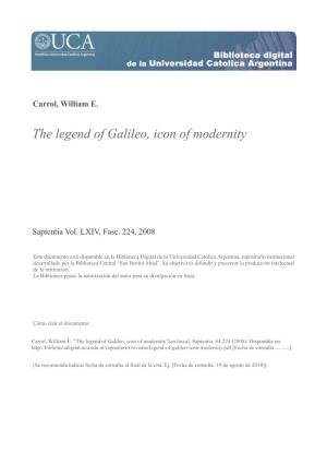 The Legend of Galileo, Icon of Modernity
