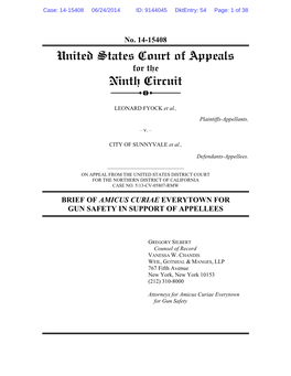 Brief of Amicus Curiae Everytown for Gun Safety in Support of Appellees