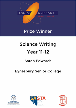 Science Writing Year 11-12