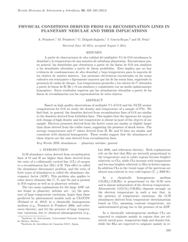 Physical Conditions Derived from O Ii Recombination Lines in Planetary Nebulae and Their Implications