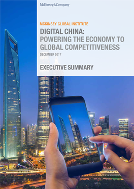 Digital China: Powering the Economy to Global Competitiveness December 2017