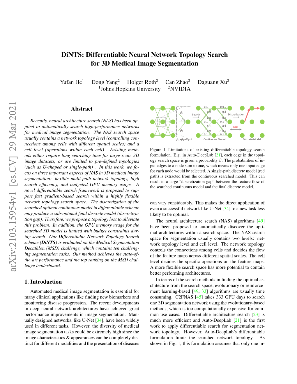 Arxiv:2103.15954V1 [Cs.CV] 29 Mar 2021 Better Performing Architectures