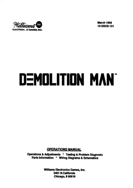 Demolition Man Tm