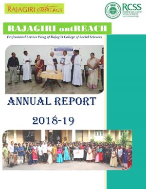 Annual Report 2018-19 – Rajagiri