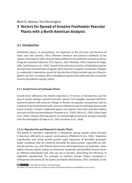 3 Vectors for Spread of Invasive Freshwater Vascular Plants with a North American Analysis 65