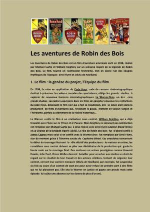Robin Des Bois Blog