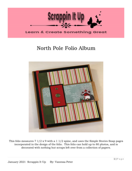 North Pole Folio Album